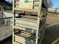 Stapelbare en vouwbare materiaal bak (3x) - afbeelding 1 van  2