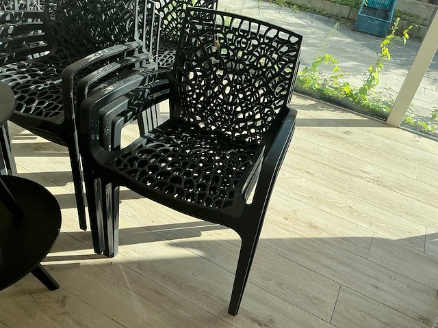 Stapelbare kunststof stoelen (16x) - afbeelding 2 van  5