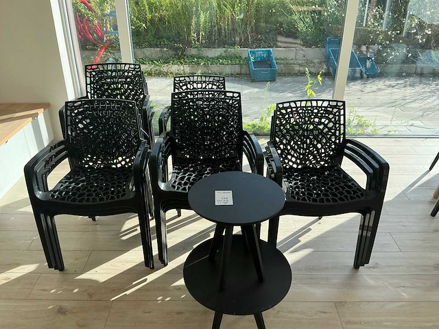 Stapelbare kunststof stoelen (16x) - afbeelding 1 van  5