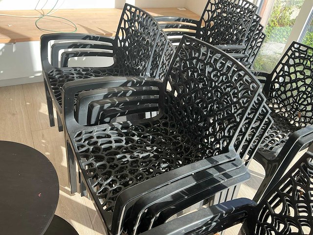 Stapelbare kunststof stoelen (16x) - afbeelding 3 van  5