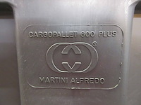 Stapelbare palletkist euro - cargopallet 600 plus martini alfredo 550l - afbeelding 2 van  2