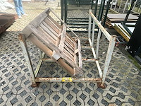 Stapelbare stalen opslagrekken / transportframes - afbeelding 2 van  3