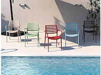 Stapelbare stoelen met armleuningen, versterkt met glasvezel, laadvermogen tot 250 kg (x6 mix) - afbeelding 1 van  6