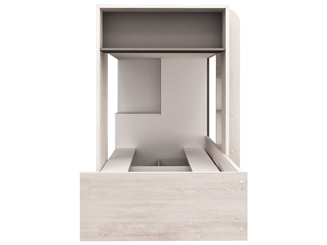 Stapelbed beau 90x190 cm - grenen/bruin - afbeelding 7 van  7