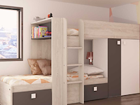 Stapelbed beau 90x190 cm - grenen/bruin - afbeelding 1 van  7