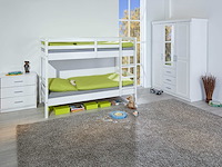 Stapelbed david 90x200 - white wash - afbeelding 2 van  6