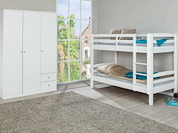 Stapelbed david 90x200 - white wash - afbeelding 4 van  6