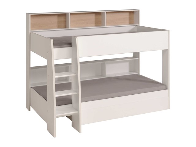 Stapelbed leo incl. matrasbodems - eik - afbeelding 3 van  7