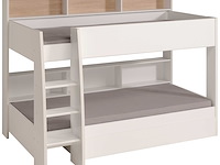 Stapelbed leo incl. matrasbodems - eik - afbeelding 3 van  7