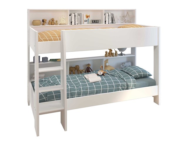 Stapelbed leo incl. matrasbodems - eik - afbeelding 6 van  7