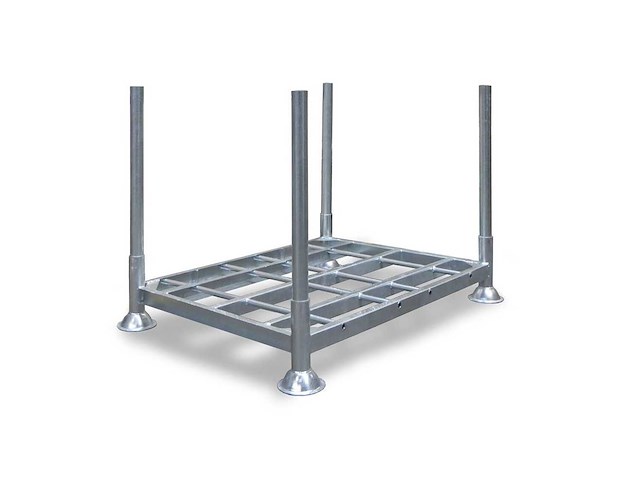 Stapelrek stapelrack stapeljuk met rongen 1300x1300x840 mm (x4) - afbeelding 1 van  6