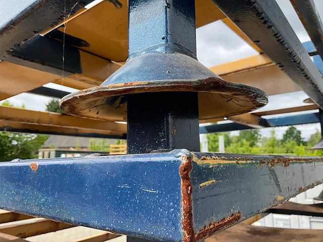 Stapelrek stapelrack stapeljuk met rongen 1300x1300x840 mm (x4) - afbeelding 2 van  6