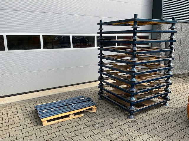 Stapelrek stapelrack stapeljuk met rongen 1300x1300x840 mm (x4) - afbeelding 6 van  6