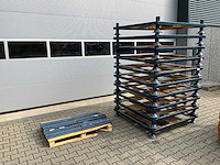 Stapelrek stapelrack stapeljuk met rongen 1300x1300x840 mm (x4) - afbeelding 3 van  3