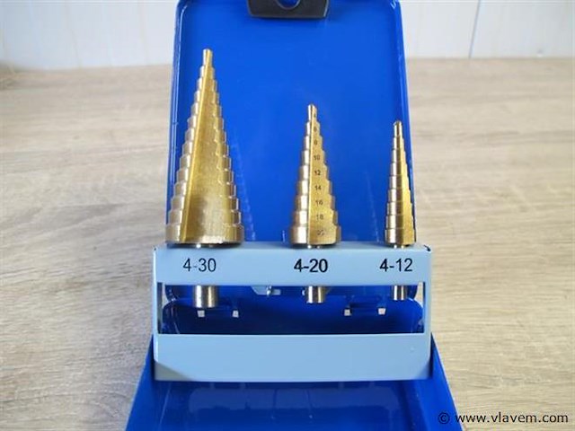 Stappenborenset 3 delig - afbeelding 1 van  5