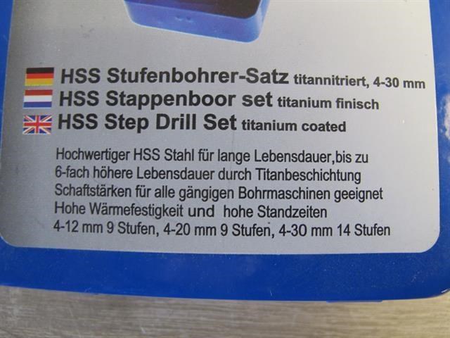 Stappenborenset 3 delig - afbeelding 4 van  5