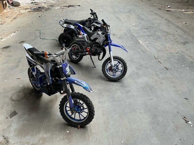 Star ranger + 2x gepard srd powerlive 49cc mini -dirt bike mini quad mini quad - 2 x mini-dirk bike. - afbeelding 4 van  4
