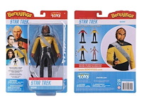 Star trek - the next generation bendyfigs - buigbare figuur lt. worf 19 cm - afbeelding 1 van  3