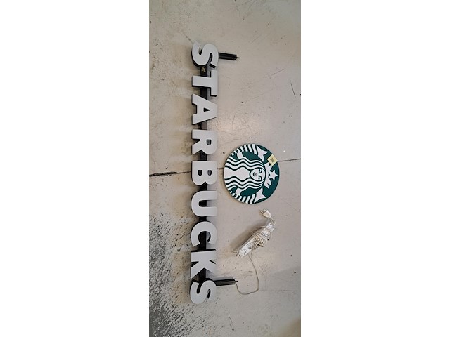 Starbucks lichtreklame - afbeelding 1 van  1