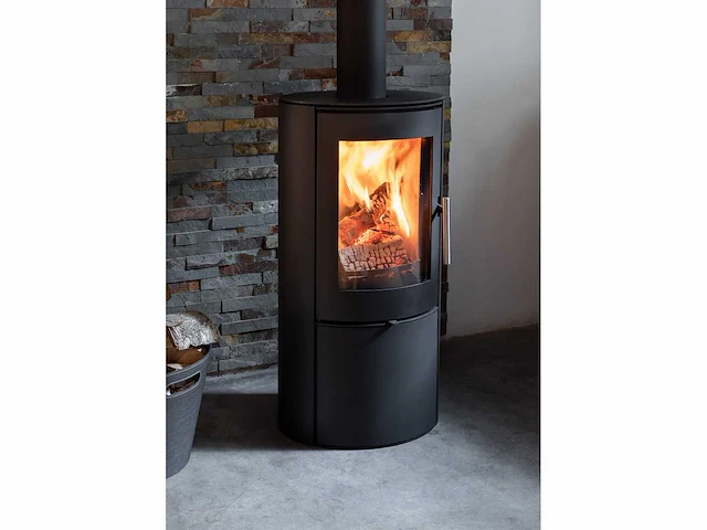 Starfire - ronda - zwart - houtkachel - afbeelding 3 van  5