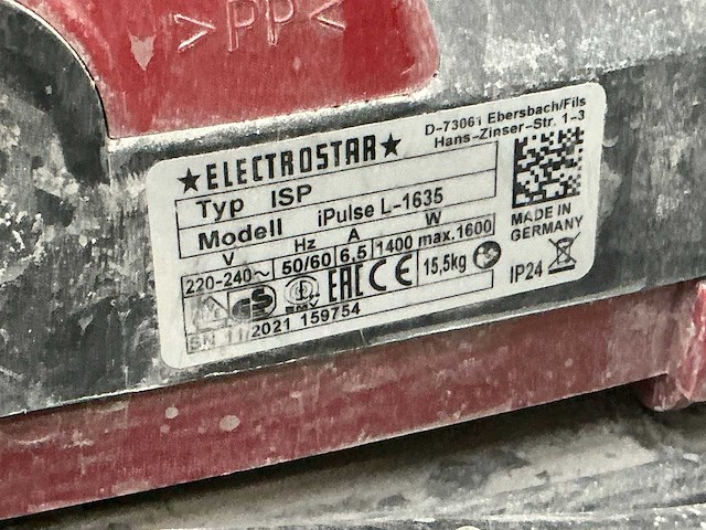 Starmix ipulse l-1635 industriële stofzuiger - afbeelding 4 van  4