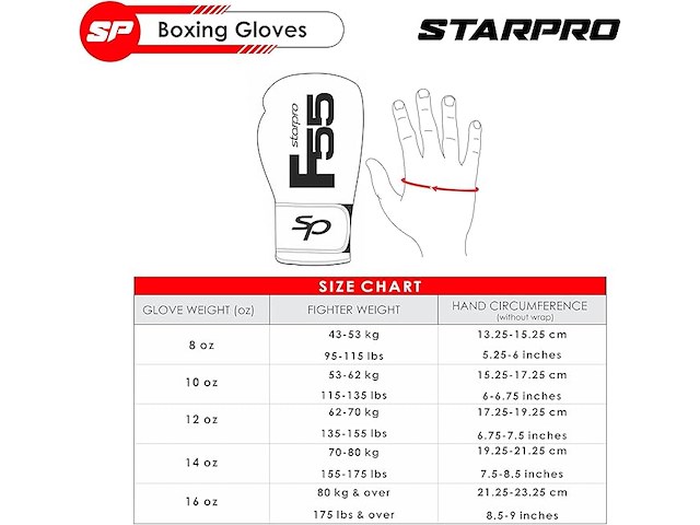 Starpro bokshandschoenen - afbeelding 3 van  4