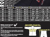 Starpro | ronin voorgekrompen premium jiu jitsu gi - afbeelding 3 van  4