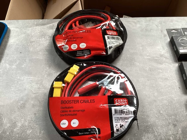 Startkabels booster (2x) - afbeelding 1 van  5