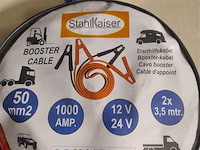 Startkabelset 3,5 m 12+24v 1000 amp - afbeelding 1 van  1