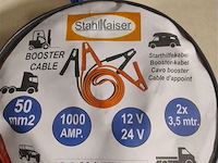 Startkabelset 3,5 m 12+24v 1000 amp - afbeelding 1 van  1