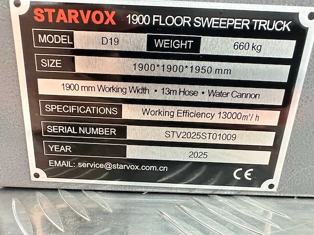 Starvox - 2025 - d19 - straatveegmachine - afbeelding 24 van  29