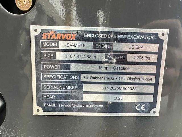 Starvox - 2025 - sv-me15 - minigraafmachine - afbeelding 37 van  37