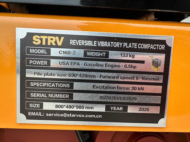 Starvox - 2026 - c160-2 - trilplaat - afbeelding 13 van  13