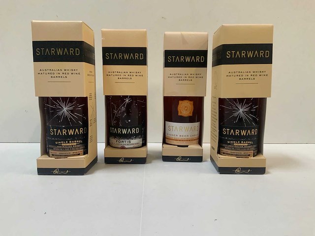 Starward australian whisky (4x) - afbeelding 1 van  7