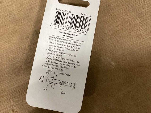 Starx dievenklauw met bus, 3 stuks (75x) - afbeelding 3 van  3