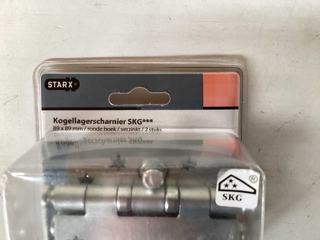 Starx kogellagerscharnier 89x89 mm (10x) - afbeelding 2 van  4