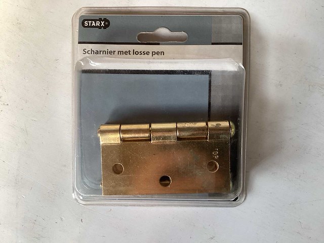 Starx scharnier met losse pen 76x76mm (76x) - afbeelding 1 van  5