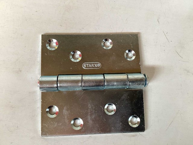 Starx scharnier met losse pen. 89x89 mm (130x) - afbeelding 1 van  4