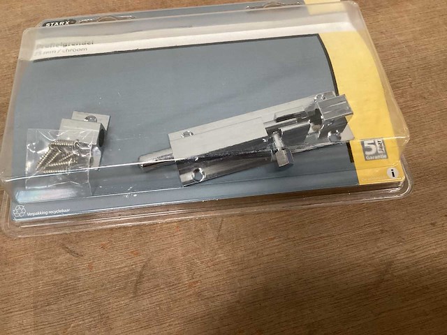 Starx schuifgrendel 75 mm (38x) - afbeelding 2 van  3