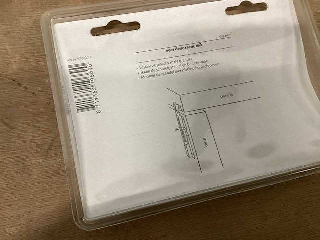 Starx schuifgrendel 75 mm (38x) - afbeelding 3 van  3