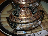 Stasuma bord en 2 potjes met deksel - afbeelding 2 van  2