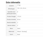 Statafel (2x) - afbeelding 6 van  6