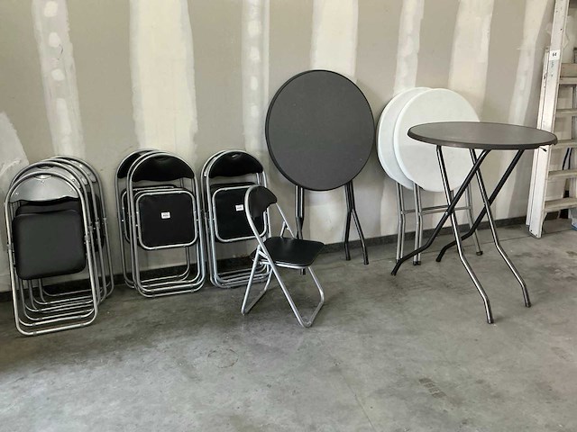 Statafel (4x) - afbeelding 1 van  4