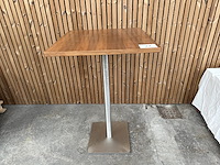 Statafel alu/hout - afbeelding 1 van  2