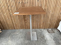 Statafel alu/hout - afbeelding 1 van  2