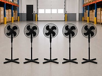 Statiefventilator (5x) - afbeelding 1 van  8