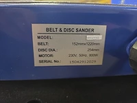 Stationaire band- schijfschuurmachine tendotools... - afbeelding 5 van  6