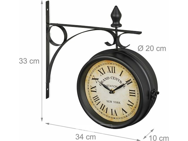 Stationsklok dubbel - afbeelding 6 van  7