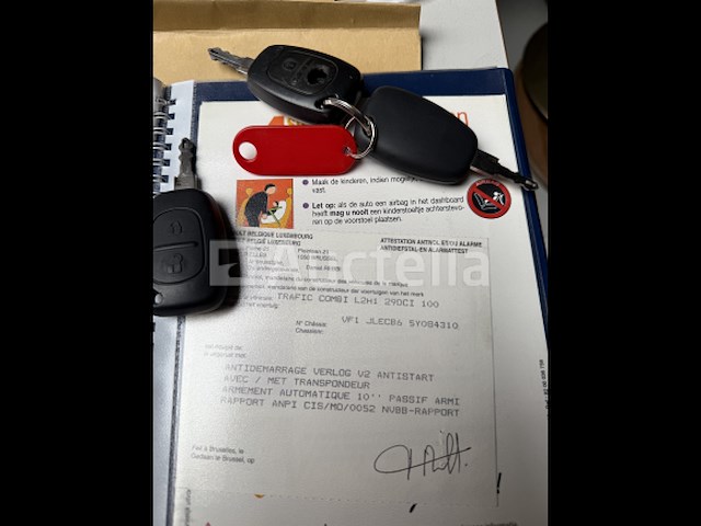 Stationwagen (break), renault trafic combi 1,9 dci 100 (2005 / vf1 jle cb6 57 084 310) - afbeelding 17 van  34