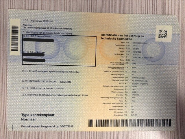 Stationwagen mercedes benz a 180d, type: 245g, variant: 1212p2, versie: mzaz1502, chassisnummer: wdd1760121j539511, bouwjaar: 18/10/2016, met inschrijvingsbewijs deel i, gelijkvormigheidsattest en 2 sleutels. - afbeelding 16 van  36